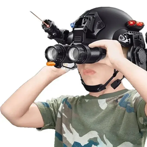 اسباب بازی کلاه پلیس چراغ قوه دار تیر پرتاب کن SWAT Commander Helmet Set_اسباب بازی مشاغل
